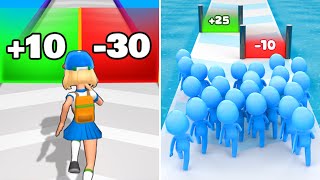 Monster Squad Rush Vs Count Master 3D🔴✔️🔴Good Looking Max Mobile Gameplay