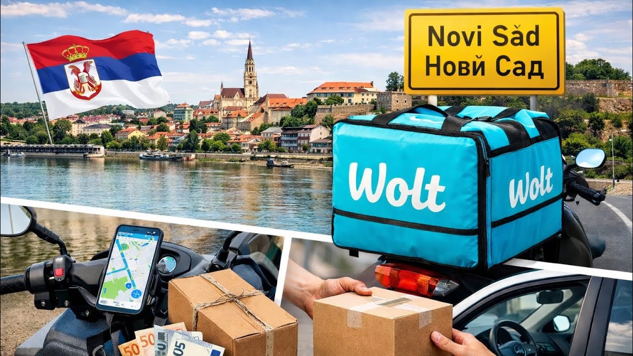 Serbiyada Bir Gün: Kuryerin Real Həyatından — İlk Təcrübəmiz 🚘📦