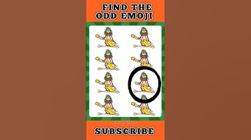 Odd Emoji puzzle🤯 || Find The Odd Emoji Challenge 🔥 || PART-71 || #shorts