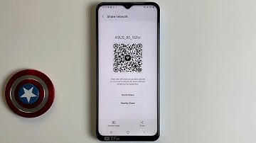 Connect wifi by QR code, share wifi password by QR code on Samsung A13 Android 12