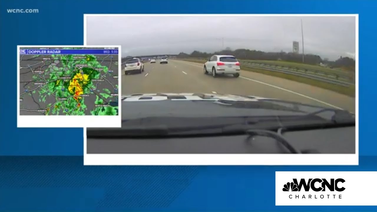 Storm Tracker: Monitoring rain, slick roads in the Charlotte area - YouTube