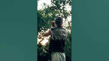 Before / After📍Free Moody Green Desktop & Mobile Lightroom Presets #newcinematicpreset #presets