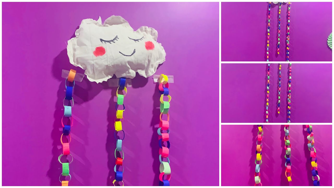 Cloud wall hanging| DIY| Craft| Easy to make - YouTube