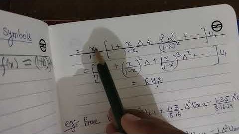 Methods of separation of symbols in numerical analysis
