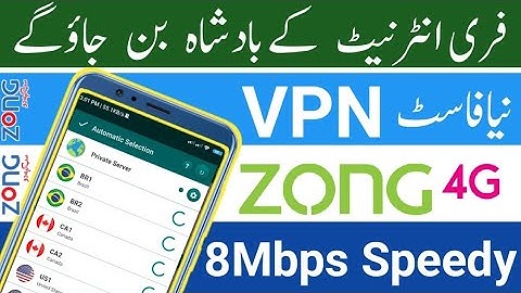 Zong Free Internet New VPN | Zong New Proxy And VPN | Zong New Setting HA T | Zong Free internet🇵🇰💯📶