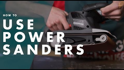 Tools 101: How To Use A Power Sander - Bunnings Warehouse