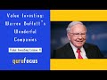 Warren Buffett&#39;s Wonderful Companies: Strong Economic Moats