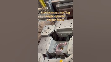Low pressure casting single cylinder cylinder block #youtubeshorts