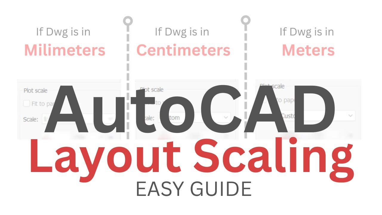 AutoCAD Layout- Plot Scale Tutorial - YouTube