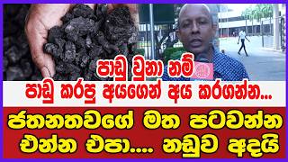 ගල් අඟුරෙන් පාඩු වුනා නම් පාඩු කරපු අයගෙන් අය කරගන්න...ජතනතවගේ මත පටවන්න එන්න එපා.... නඩුව අදයි