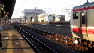 JR183系、209系、E257系in蘇我駅