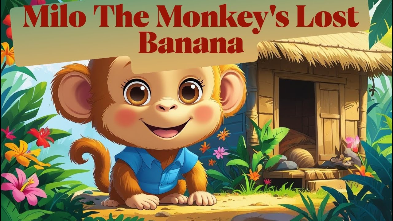Milo the Monkey’s Lost Banana 🐵🍌 | Fun Kids Story & Jungle Adventure 