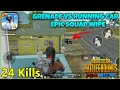 Grenade VS Running Car, Epic Squad Wipe | PUBG Mobile Lite