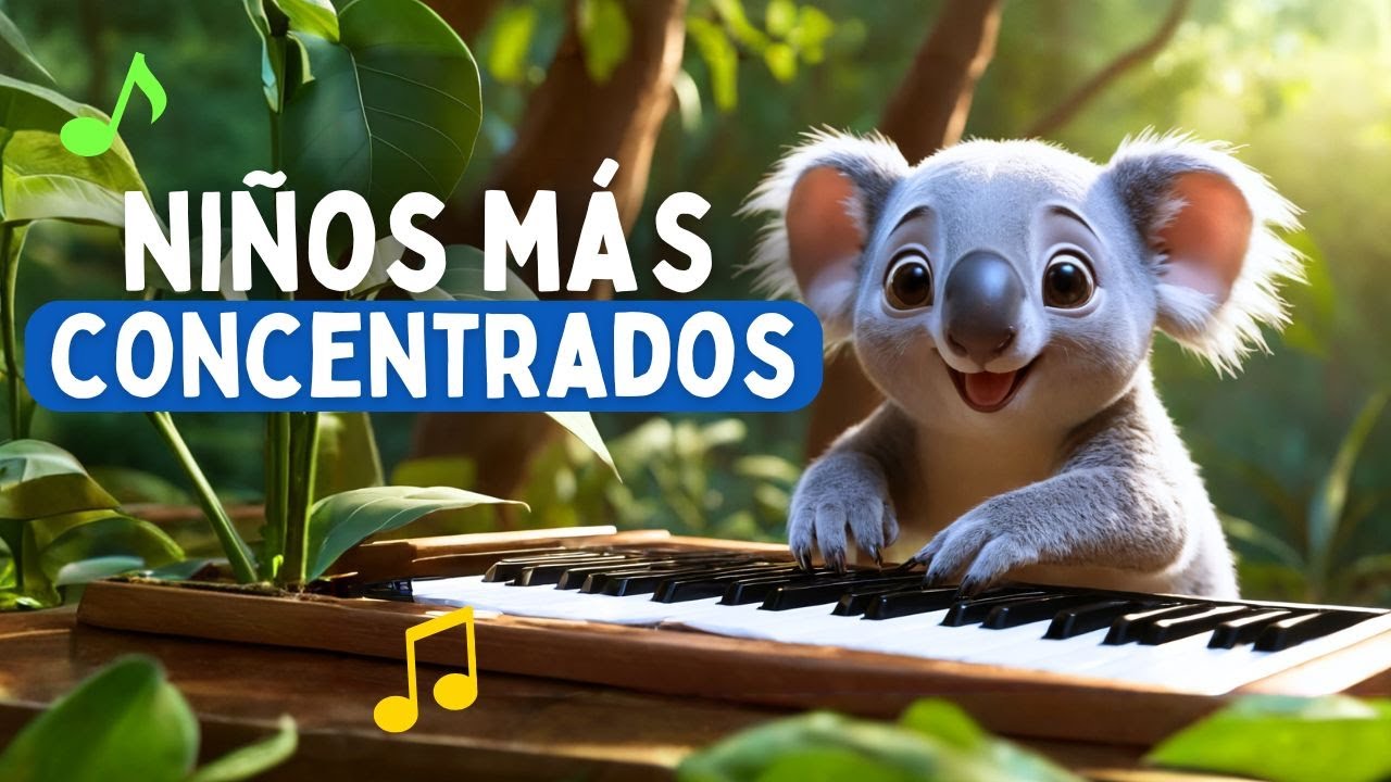 Музыка для детей, помогающая учиться, концентрироваться и быстро запоминать. 📚🎶