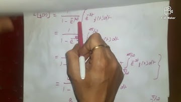 Laplace Transforms 25 - Half sine wave rectifier and its Laplace Transform
