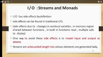 IO STREAMS & MONADS