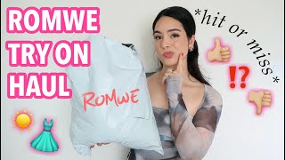 Romwe Try On Haul Summer Dresses Hit Or Miss Jessica Melgoza