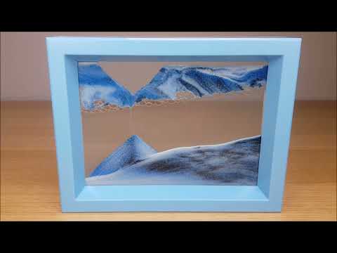 Blue Sand Art Moving Picture | RELAXING