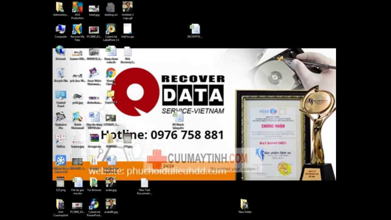 Phục hồi dữ liệu bị virus mã hóa ctb locker - Cryptowall Anh Bảo Tây Ninh