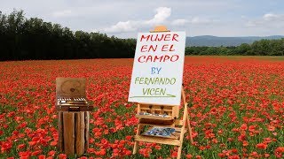 Mujer en el campo By Fernando Vicen