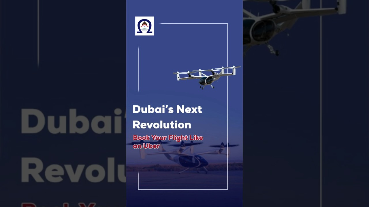 UAE Air Taxi 2026 – Fly from Abu Dhabi to Dubai in 22 Minutes | Dubai Flying Taxi