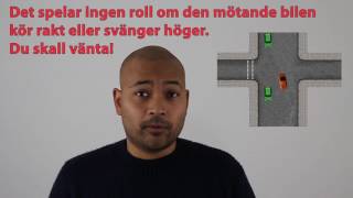 Svängningsregeln. Så Här Funkar Det. Körkort. Teori. Övningskörning.com Trafikpedagogerna