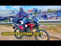 Last Day Riding My Faithful Gatoma 200 9 Motorbike At Almost 2 Years