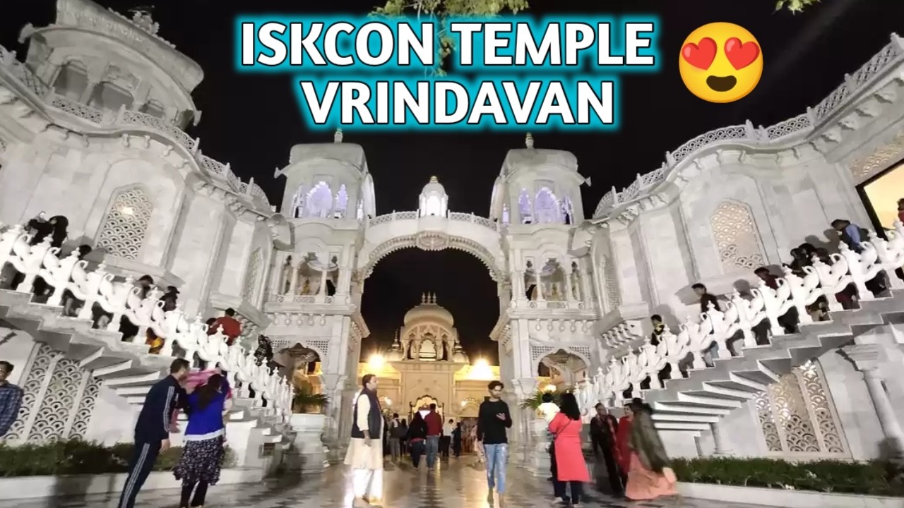 ISKCON Vrindavan Vlog | Inside View of Krishna’s Most Beautiful Temple 😍