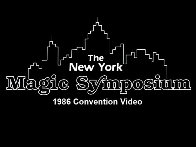 NY Magic Symposium 1986 Video - YouTube