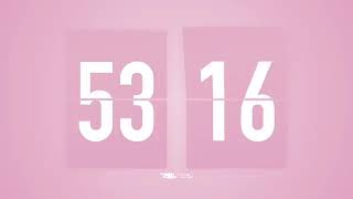 1Hour Silent Study Timer | Soft Alarm Only | Pink Aesthetic |ADHD-Friendly