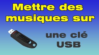 Comment mettre des musiques sur une clé USB Resimi