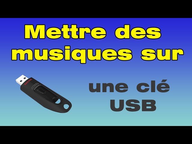 Clé USB AUDIO, votre album musique sur clé USB - Script-Adour