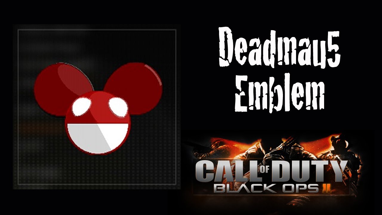 Black Ops 2 Deadmau5 Emblem Tutorial Youtube