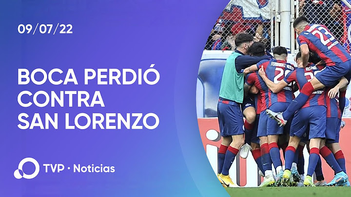 San Lorenzo lo dio vuelta y le ganó el clásico a Boca por 2-1
