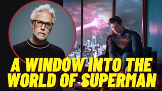 SUPERMAN SUIT REVEALED but what is James Gunn telling us about his Superman??