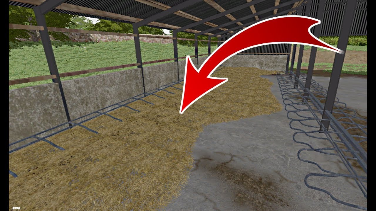 [TUTO] INSTALLER LA PAILLE POUR LES COCHONS ET VACHES | Farming