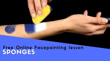 Free Online Facepainting lesson 2 Sponges