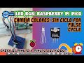 💡 +🐍 + 🎨 Cambiar entre colores de un LED RGB | Sin ciclo FOR | Cycle, Pulse | Raspberry Pi Pico