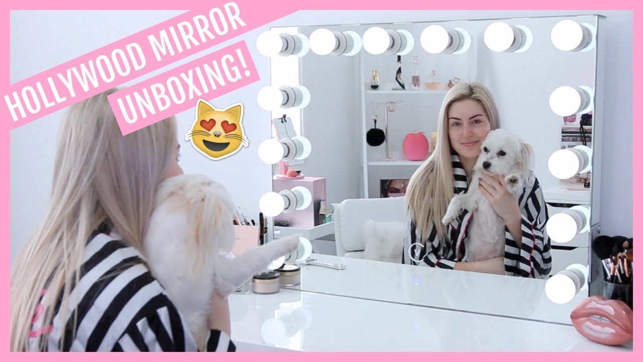 HOLLYWOOD MIRROR UNBOXING | BEAUTY ROOM TOUR | HANNAH SCHRODER