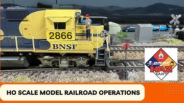 Dangerous Goods By Rail! | BNSF HO Scale Model Railroad |