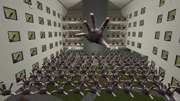 POV UNLIMITED HAND NEXTBOTS GMOD IN LIMINAL HOTEL #garrysmod100k   #garrymod