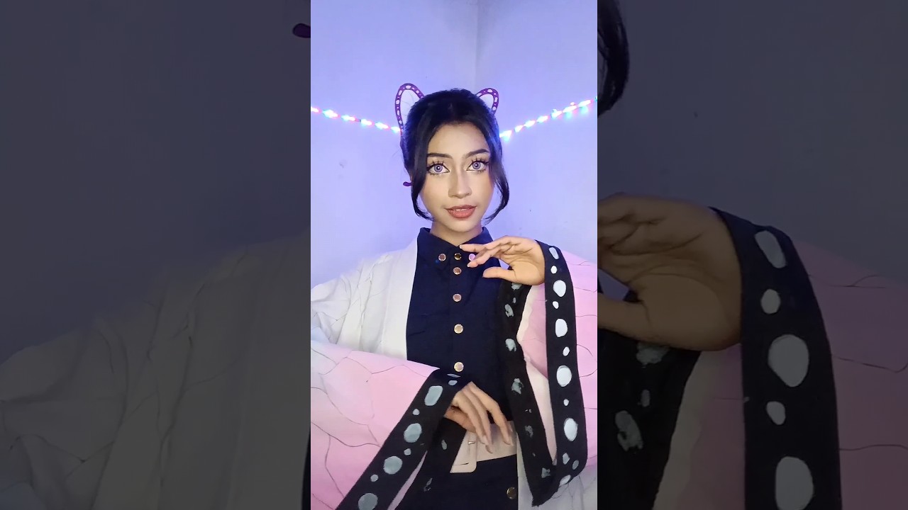 Shinobu Cosplay Makeup 💜🦋 #demonslayer #animecosplay