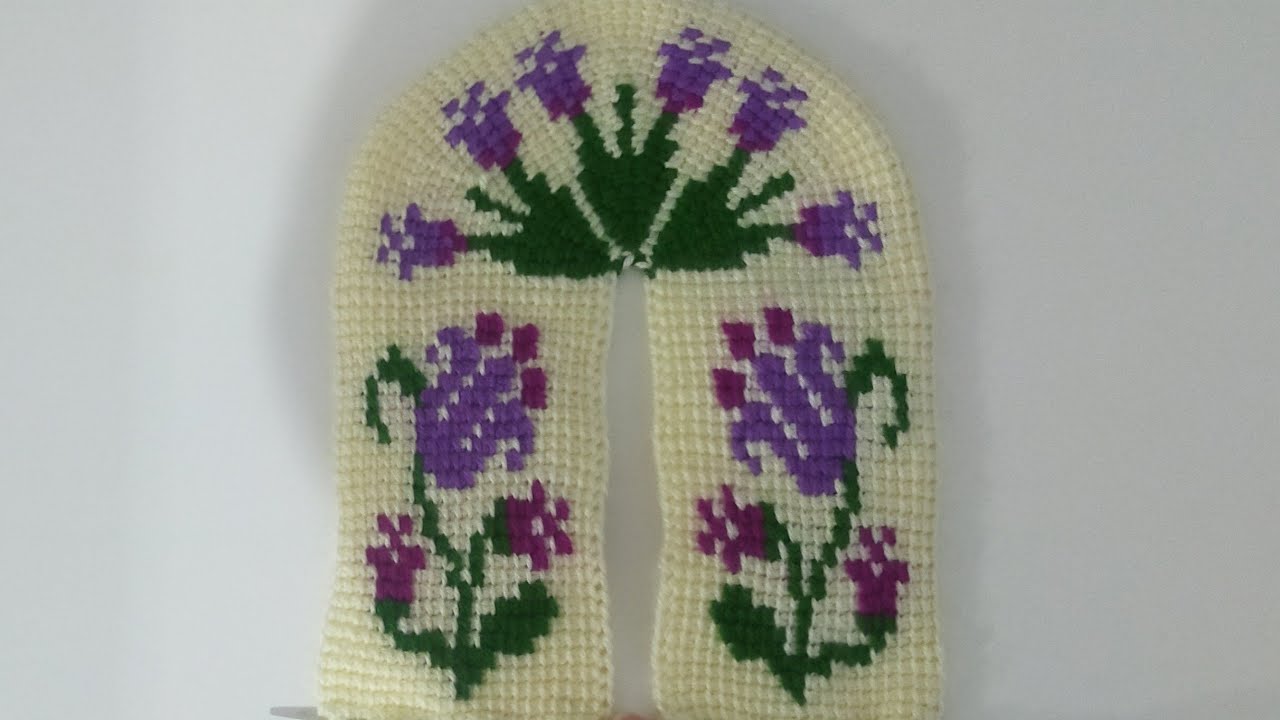 (1 video) Laleli tunus patik yapımı yapımı #patikmodelleri #tunusişipatikmodelleri #knitting