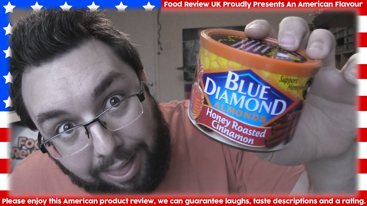 Blue Diamond Cinnamon Roasted Almonds Review (American) YouTube
