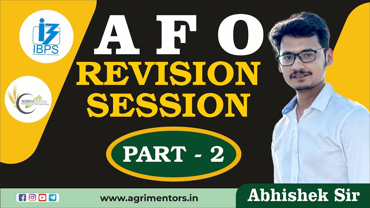 AFO Revision Classes & Demo Session Part 2