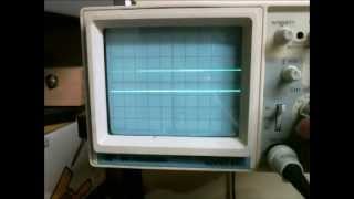How to capture a Data Stream with an Analog Oscilloscope.