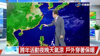 立綱氣象報報東北季風影響 北部濕涼 中南部天晴中視午間氣象 20251230