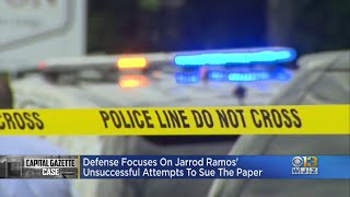Defense Focuses On Jarrod Ramos' Unsuccessful Attempts To Sue Capital Gazette