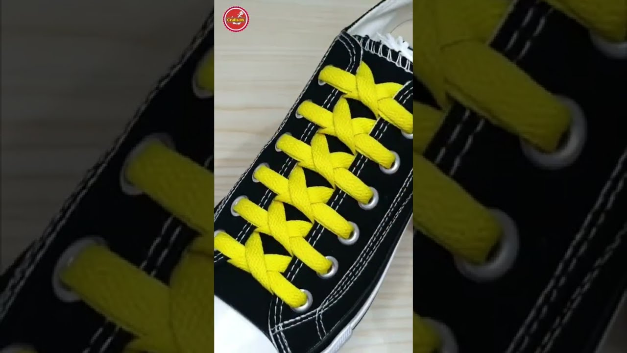 How To Tie Shoelaces, Shoe Lacing Styles, shoelace Shorts YouTube