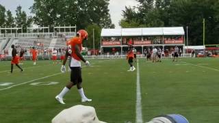 Browns training camp Jabrill Peppers returning a punt